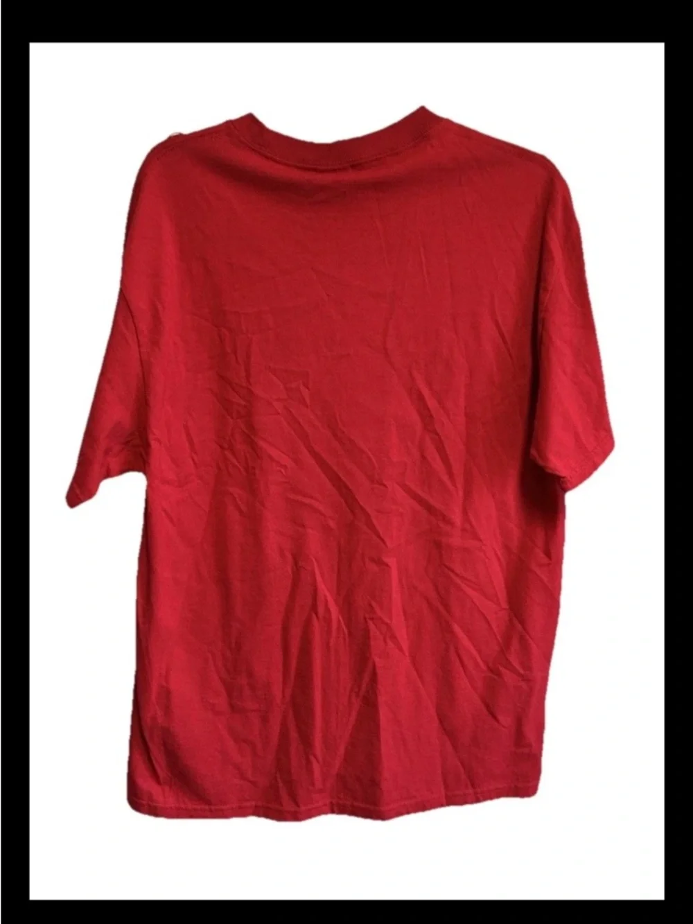 Vintage Patriotic Cat T- Shirt Size Large Red Double Stitch Unused Stock NWT